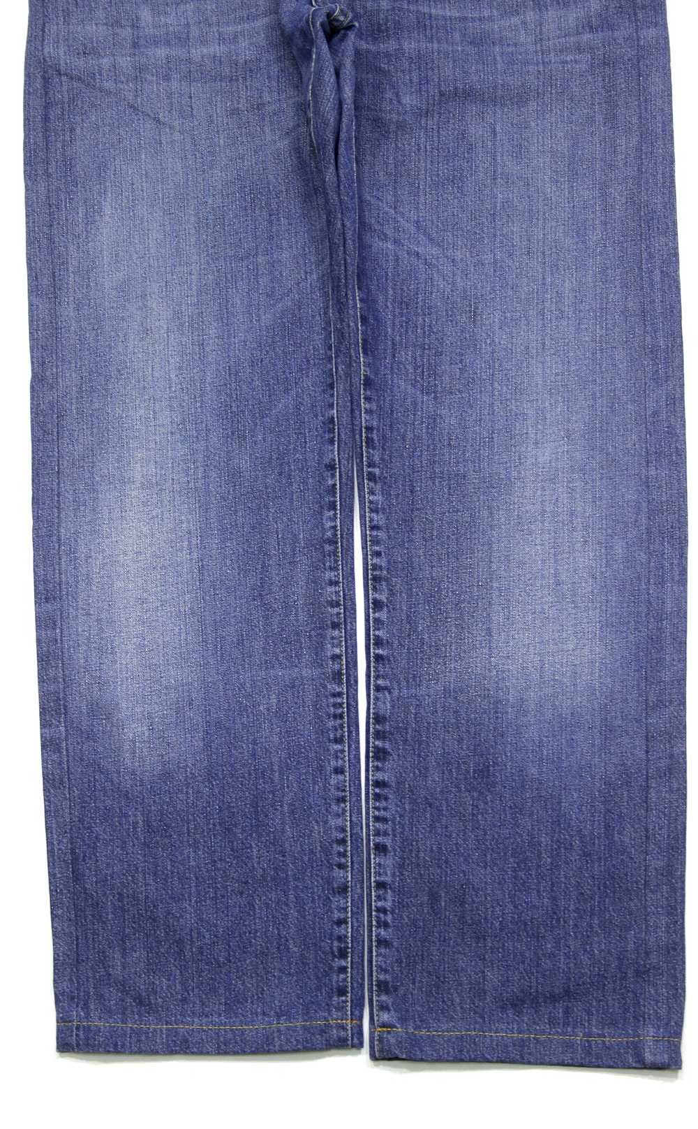 Gucci Vintage Web Stripes Sanded Jeans - image 5