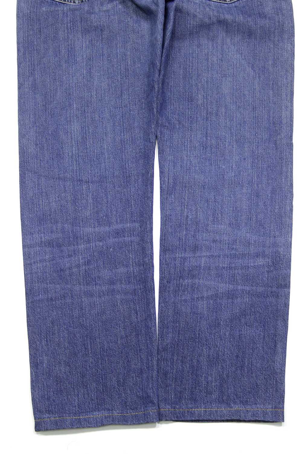 Gucci Vintage Web Stripes Sanded Jeans - image 6