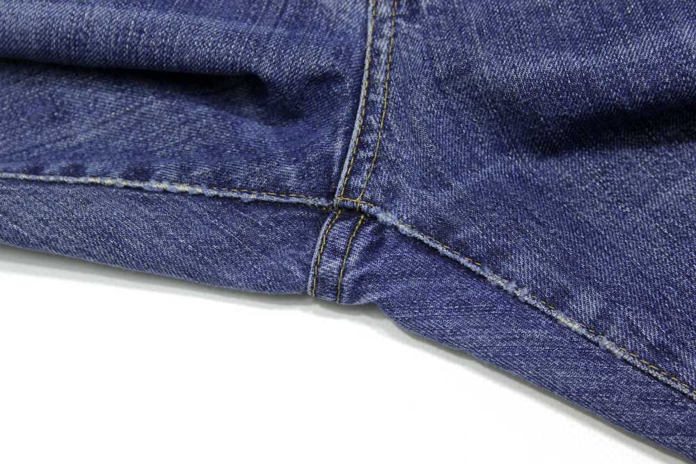 Gucci Vintage Web Stripes Sanded Jeans - image 8