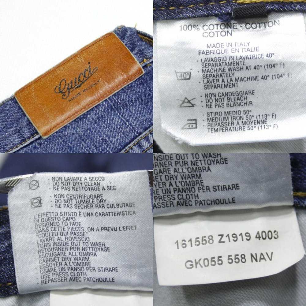 Gucci Vintage Web Stripes Sanded Jeans - image 9