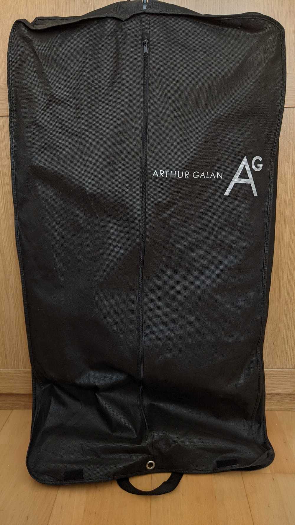 Arthur Galan Arthur Galan Grain Black Leather Jac… - image 4