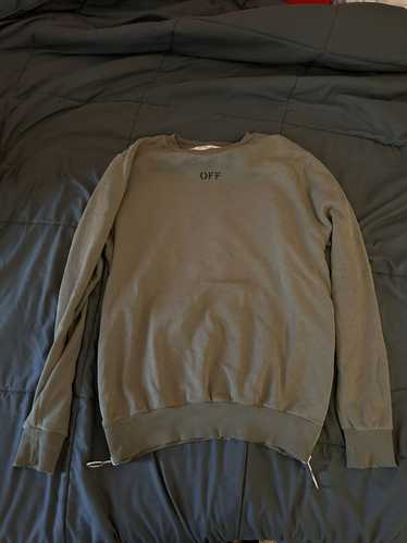 Off-White Off White Olive Green Crew Neck