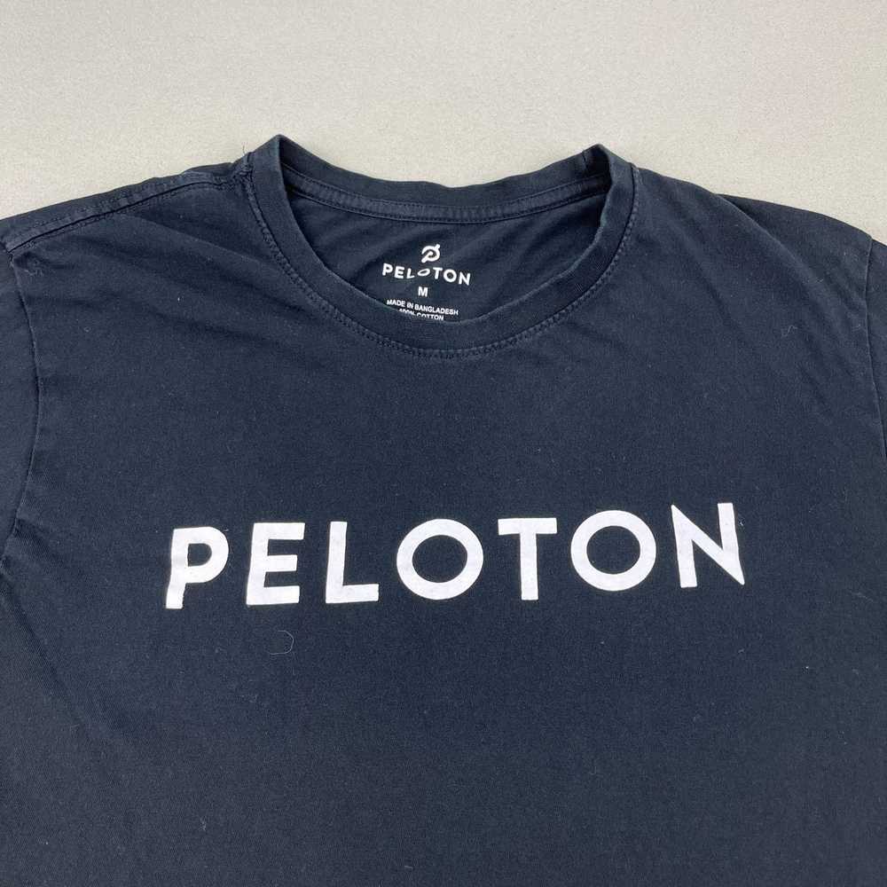 Vintage Peloton Cycling T-Shirt Small Black Bicyc… - image 2