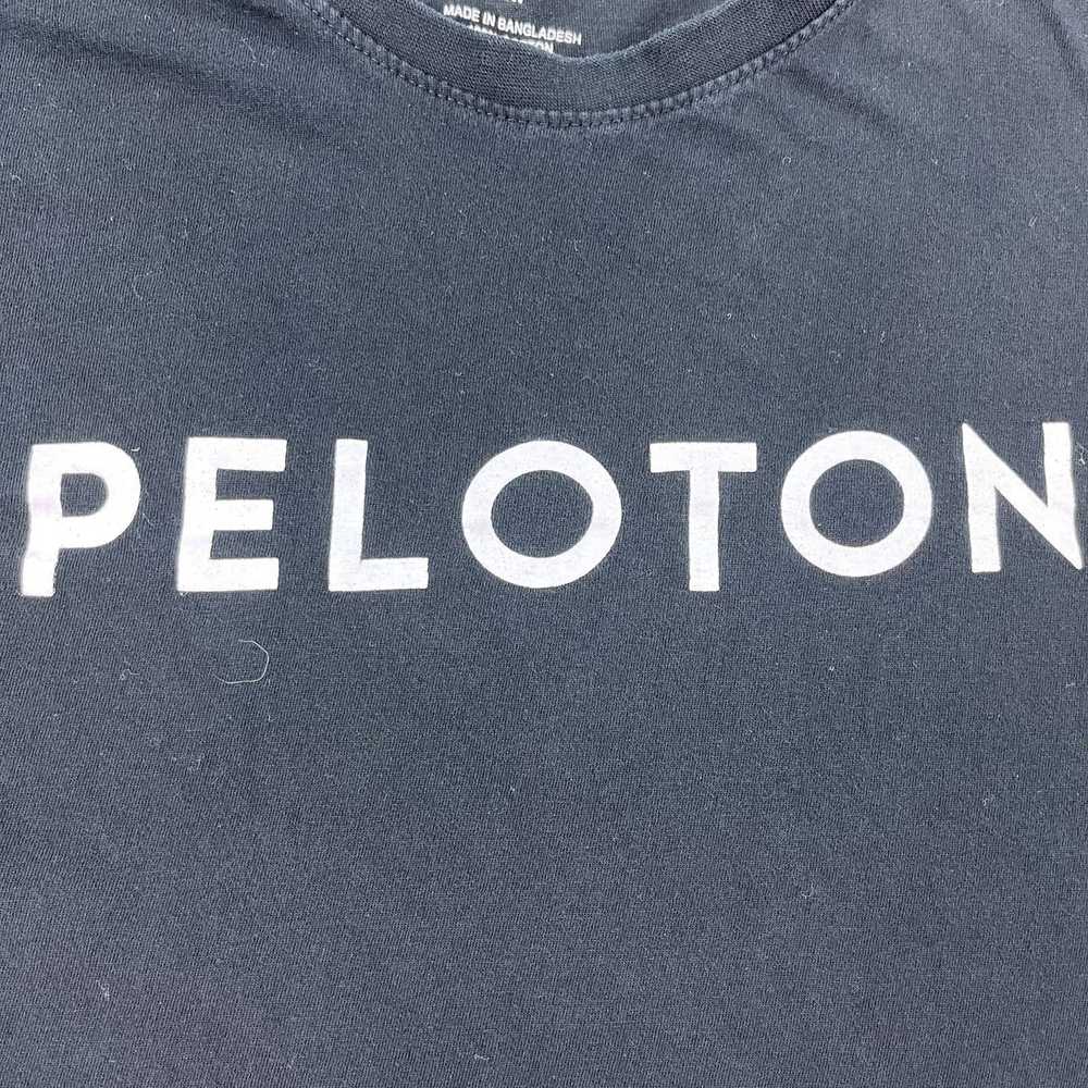 Vintage Peloton Cycling T-Shirt Small Black Bicyc… - image 3