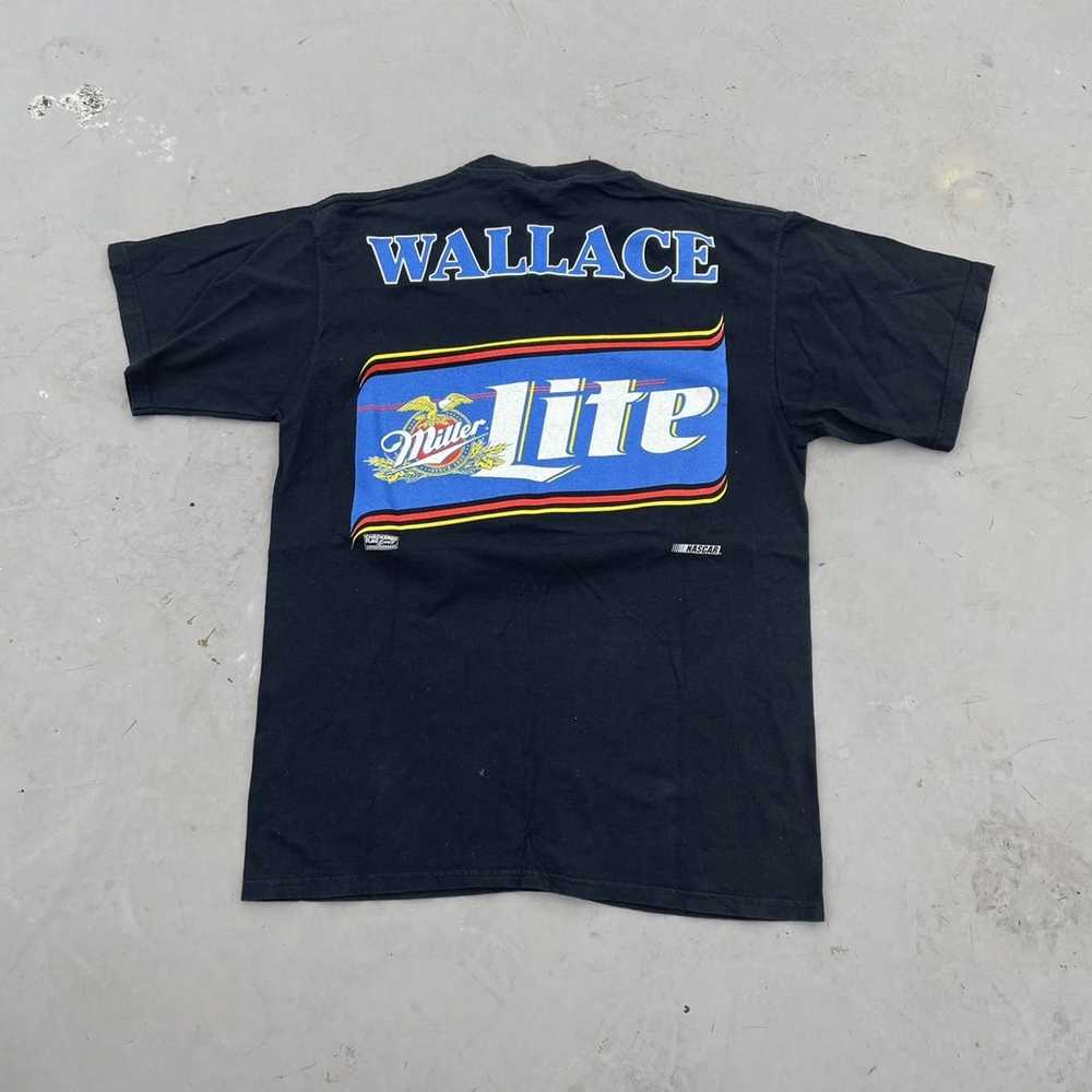 NASCAR × Vintage NASCAR Rusty Wallace Miller Shirt - image 2