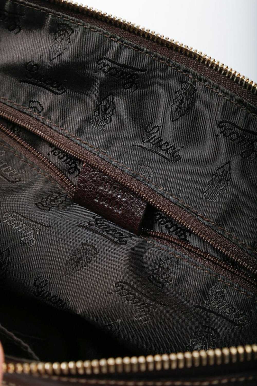 Gucci Gucci Beige Ebony GG Crystal Duchessa Tote - image 7