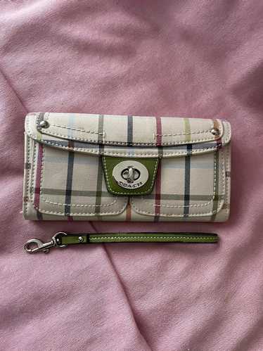 Coach Vintage Coach Tattersall Wallet