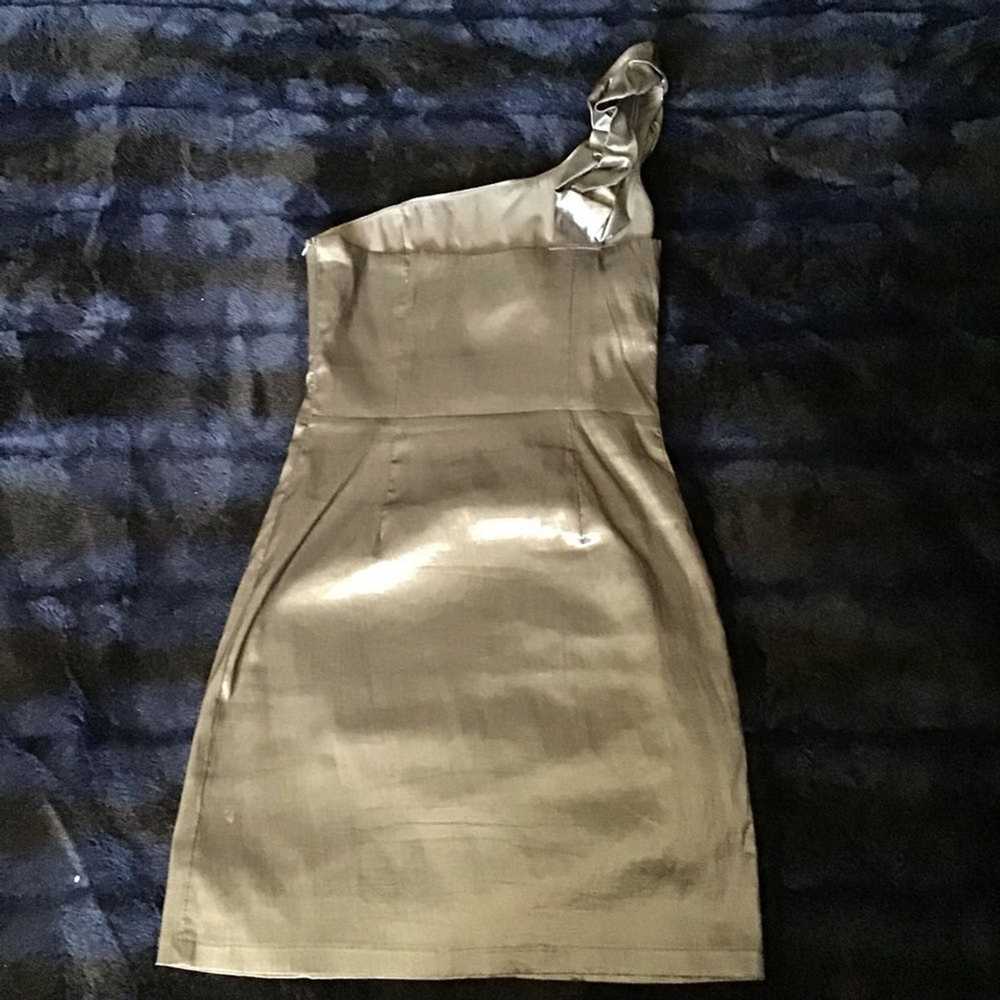 Other GMG asymmetrical silver party dress. - image 2