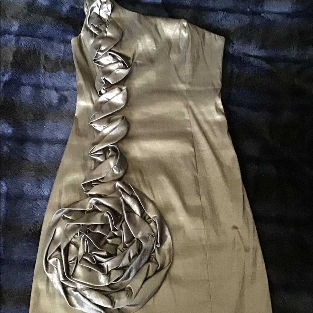 Other GMG asymmetrical silver party dress. - image 3