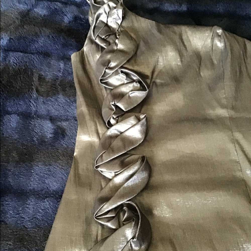 Other GMG asymmetrical silver party dress. - image 4