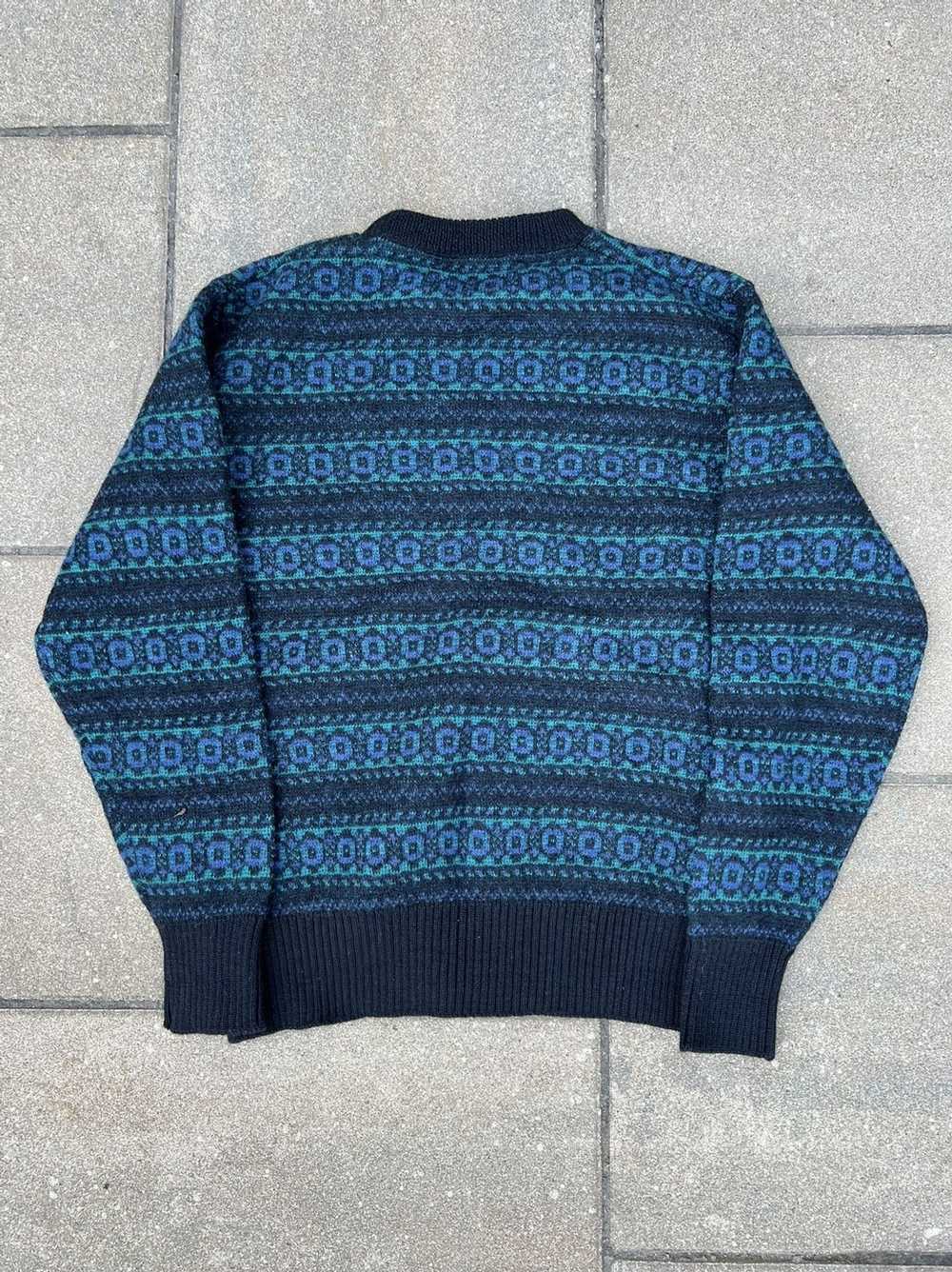 Coloured Cable Knit Sweater × Streetwear × Vintag… - image 1