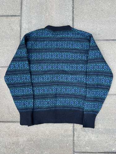 Coloured Cable Knit Sweater × Streetwear × Vintag… - image 1