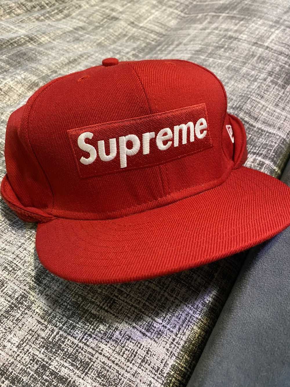 New Era × Supreme Supreme box logo fitted hat 7 3… - image 1