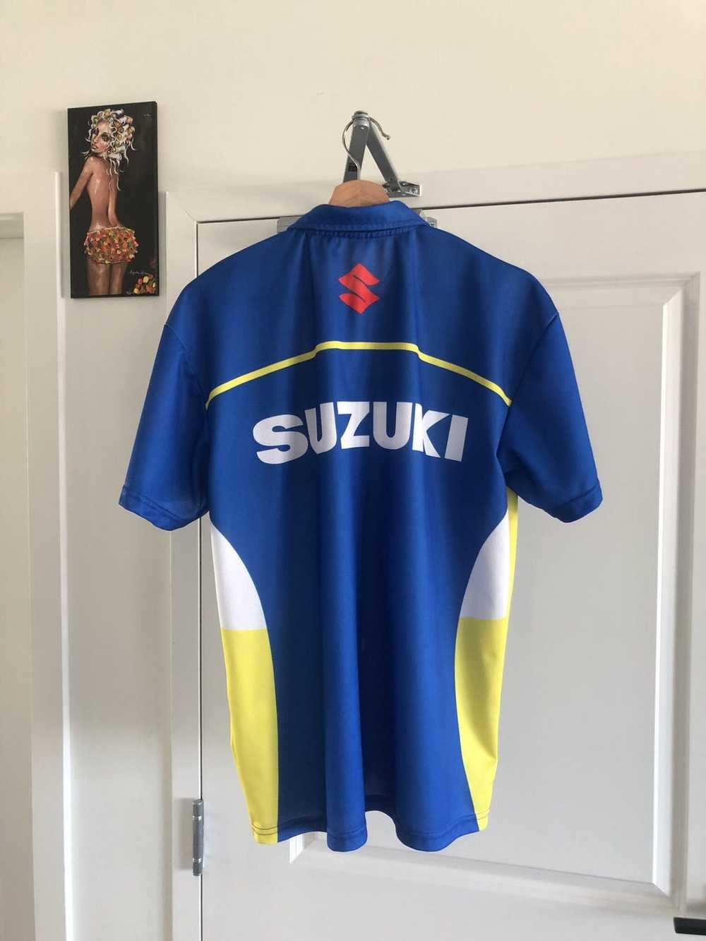 Suzuki Logo Yellow Jersey Long Sleeve T-Shirt - CycleServe Store