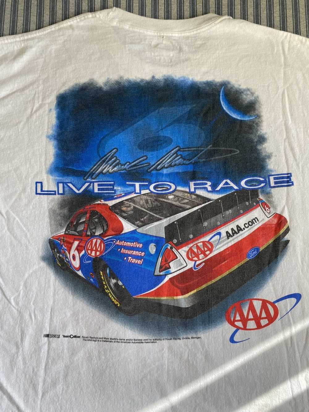 NASCAR × Vintage Vintage Roush Racing Tshirt - image 4