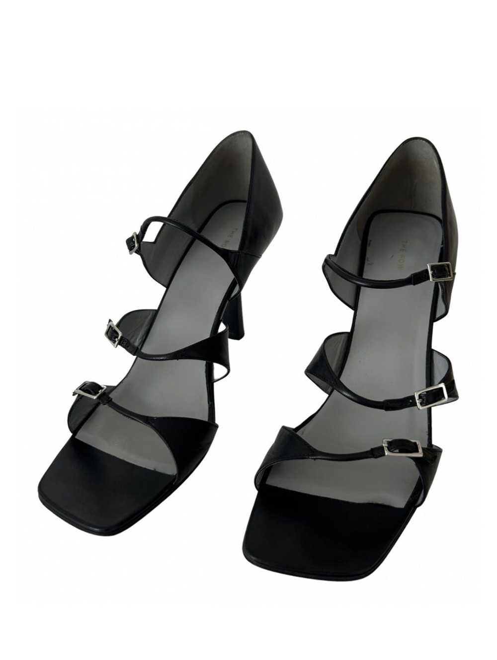The Row The Row Three Buckles Leather Sandal - image 1