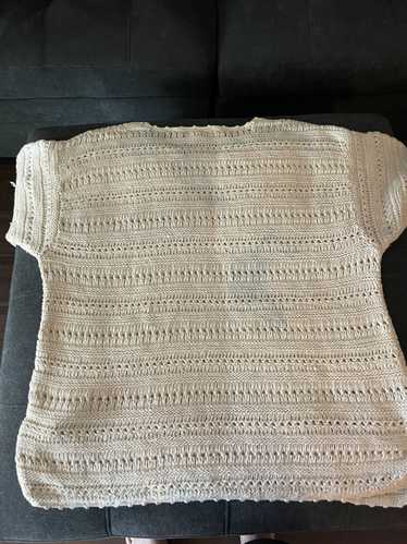 Other × Vintage White Knitted sweater - image 1