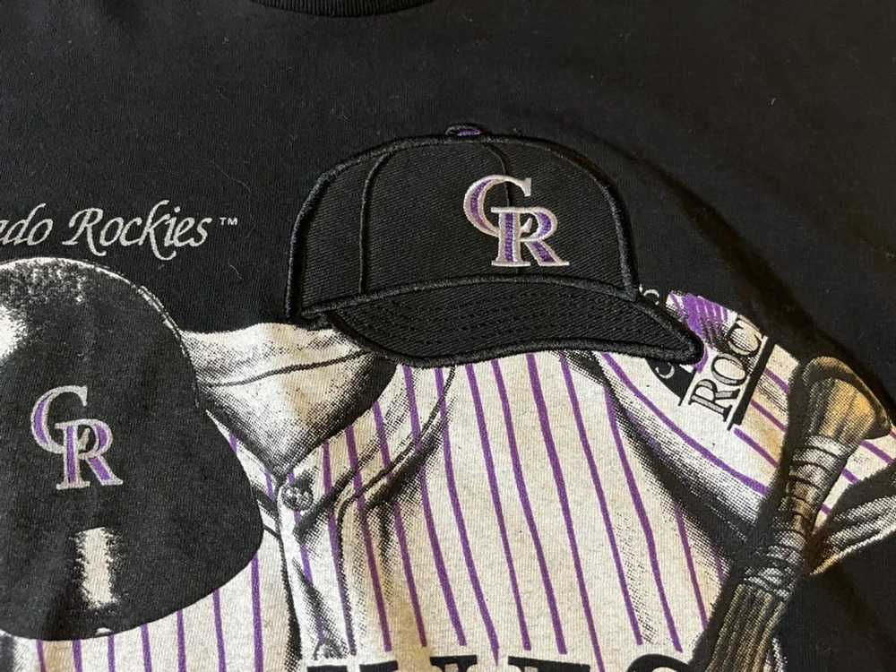 MLB × Nutmeg Mills × Vintage 1993 MLB Rockies Nut… - image 3