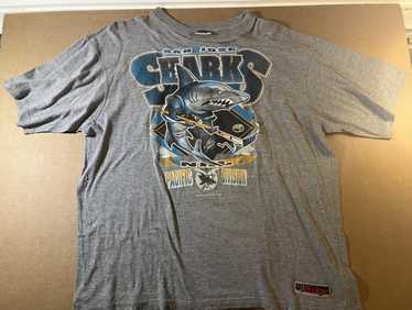 Vintage NHL (Waves) - San Jose Sharks Slap Shot T-Shirt 1991 Large –  Vintage Club Clothing