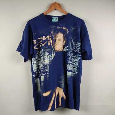 Band Tees × Bon Jovi × Vintage 90's Bon Jovi Keep… - image 1