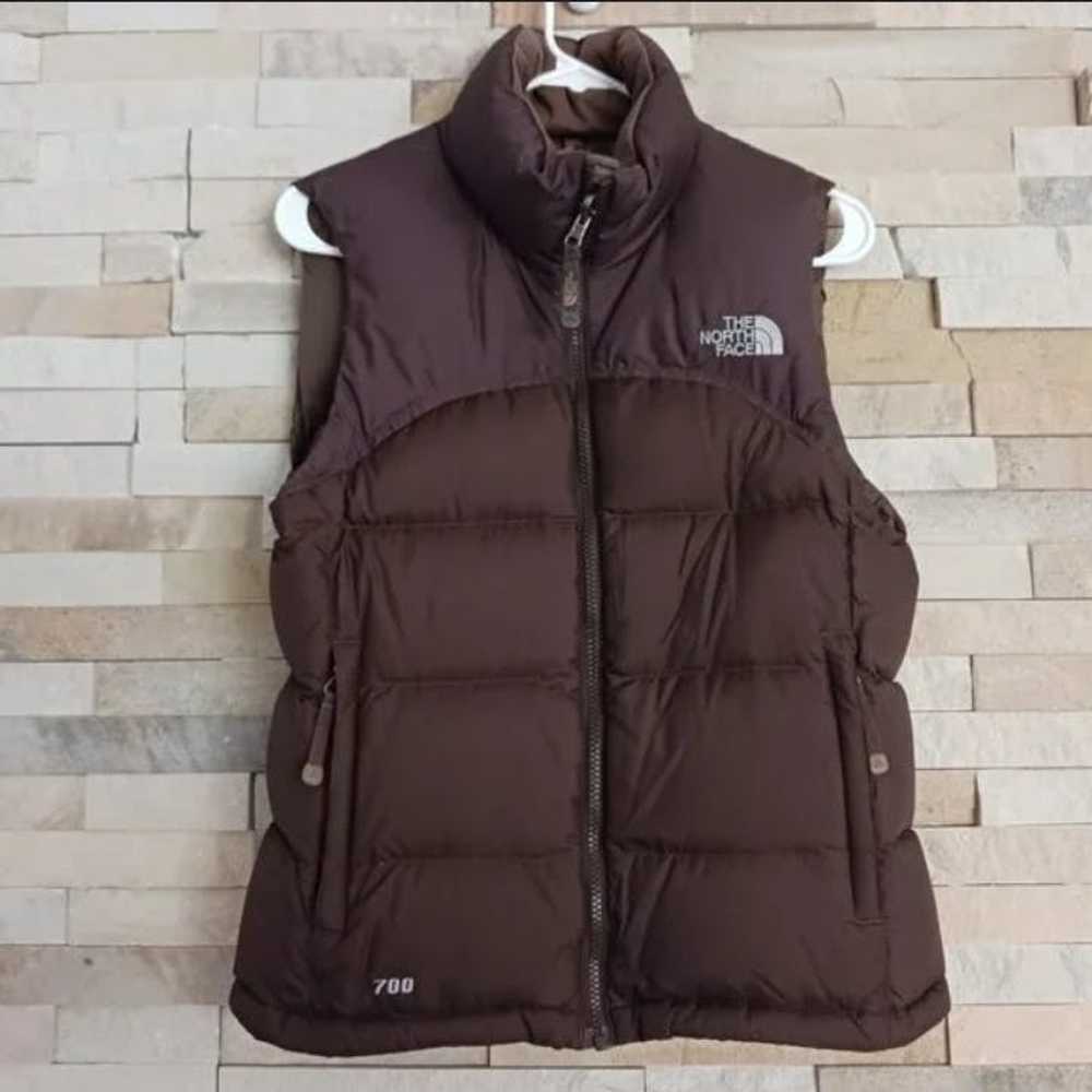 The North Face North Face XS Womens Brown Nuptse … - image 1