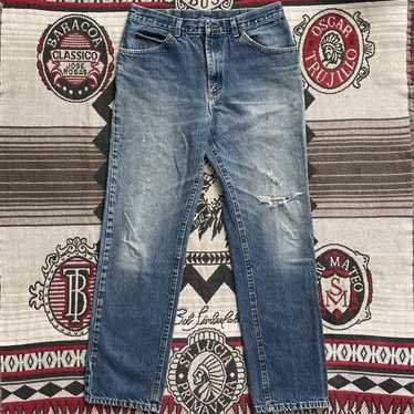 Lee × Vintage Vintage 80s Faded Lee Jeans - image 1