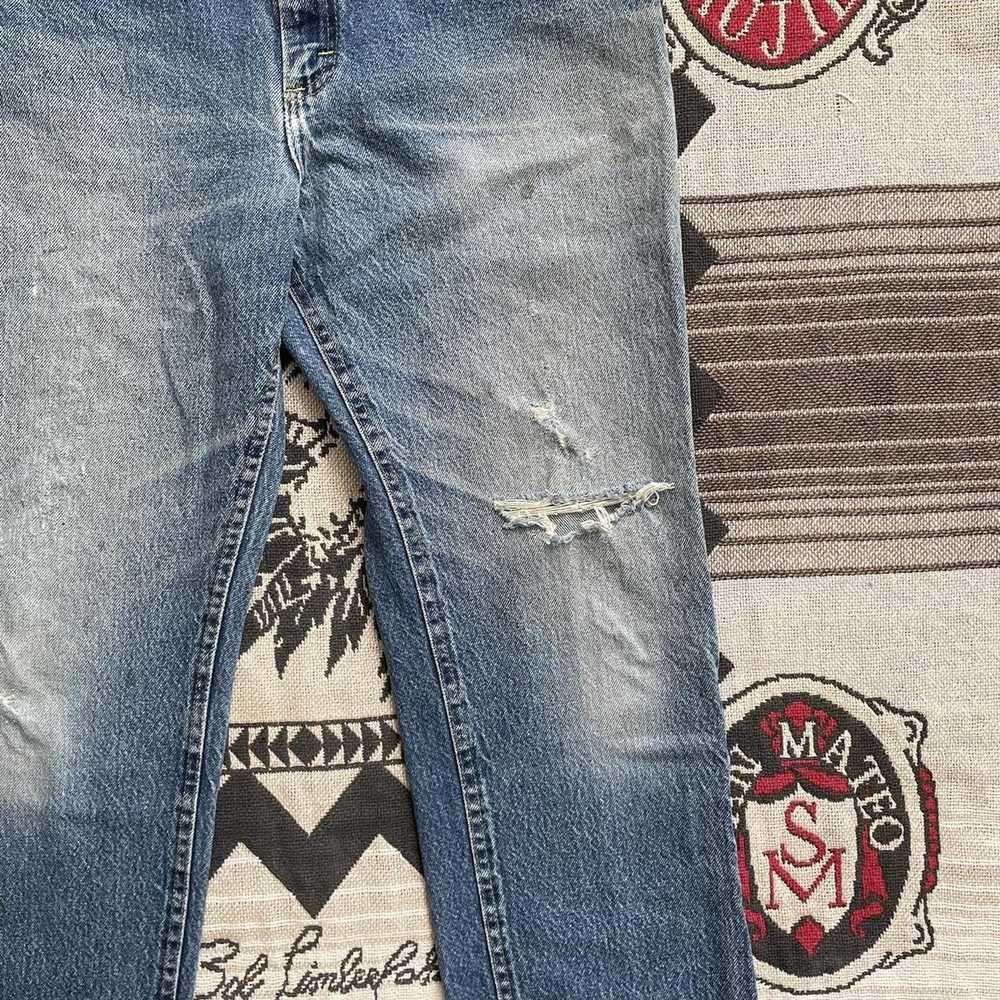 Lee × Vintage Vintage 80s Faded Lee Jeans - image 3