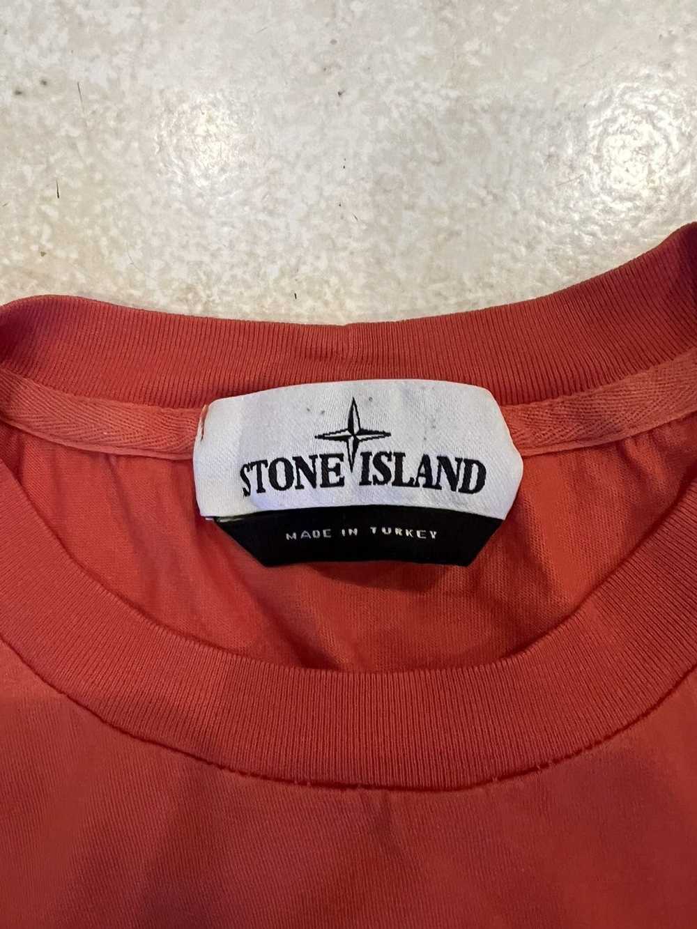 Stone Island RARE stone island patch short sleeve… - image 3