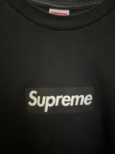 Supreme Emilio Pucci Box Logo Tee Gray with Black Large T Shirt L Bogo Grey