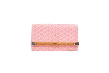 Goyard Women Monte Carlo MM Crossbody Pink Limited Edition Clutch Wood  Purse Bag