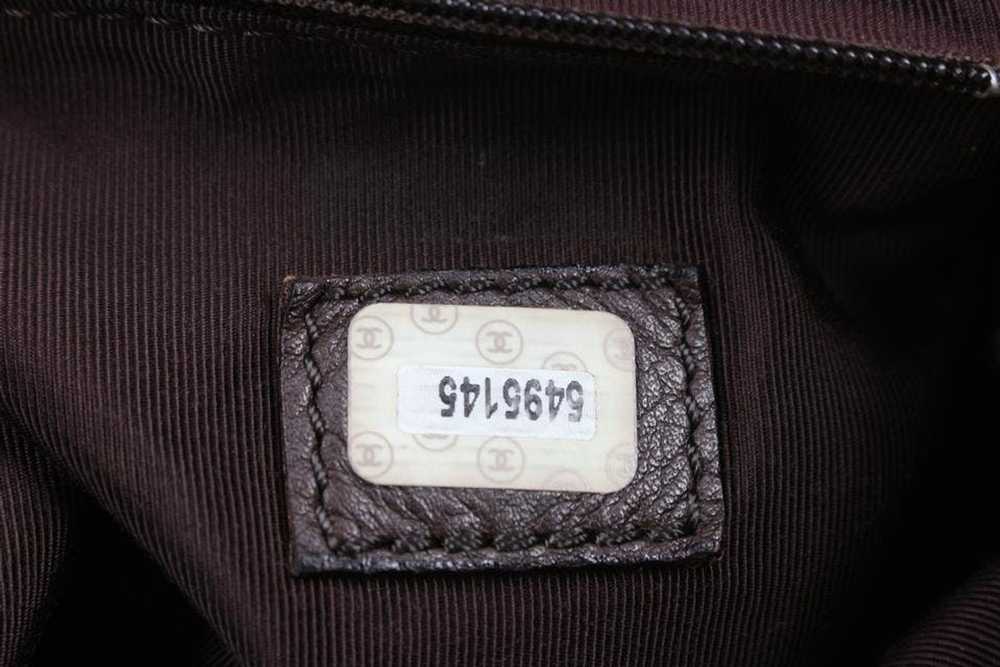 Chanel Chanel Brown Suede CC Logo Shopper Tote Ba… - image 3