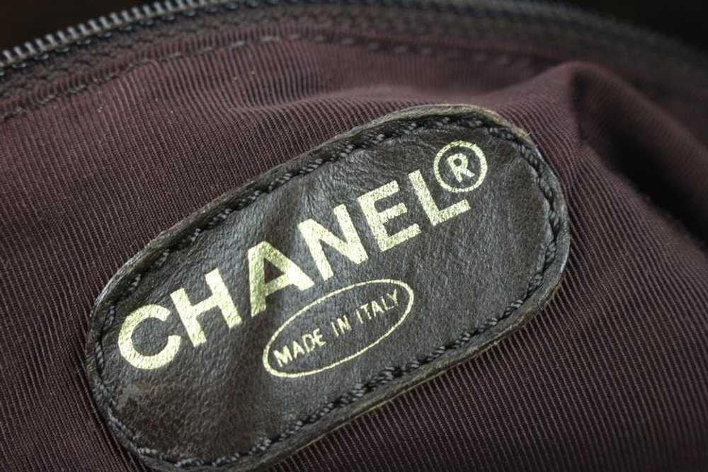 Chanel Chanel Brown Suede CC Logo Shopper Tote Ba… - image 5