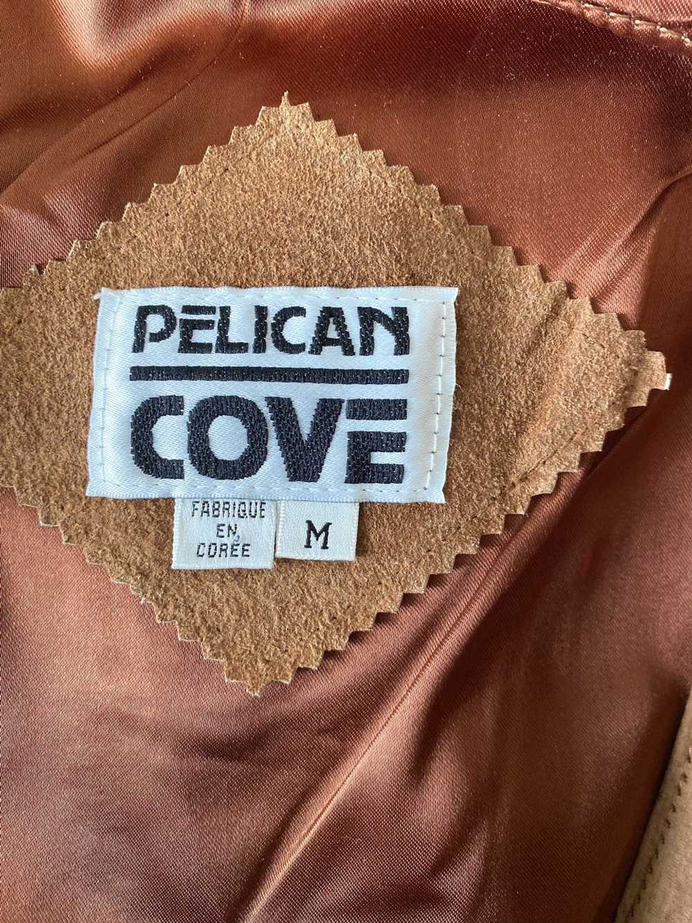 Vintage Pelican Cove Vintage Brown Leather Vest - image 9