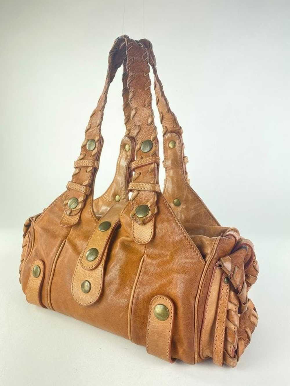 Chloe chloe Brown Leather Silverado Shoulder Bag … - image 12