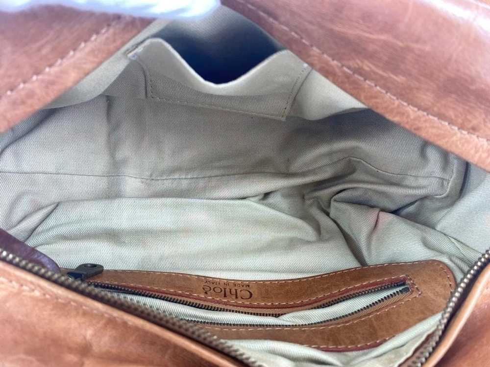 Chloe chloe Brown Leather Silverado Shoulder Bag … - image 9