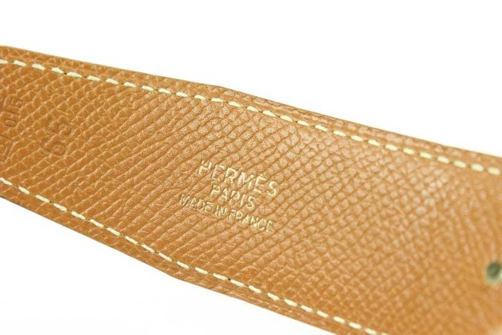 Hermes Hermès Black x Brown 18mm H Logo Belt Kit … - image 3