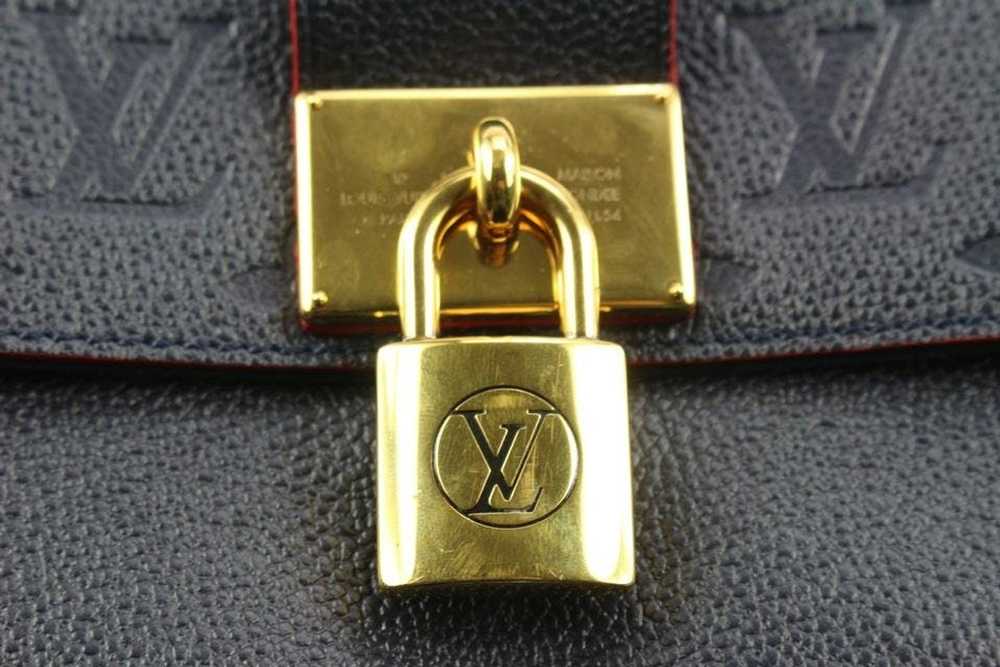 Louis Vuitton Louis Vuitton Navy Monogram Leather… - image 8