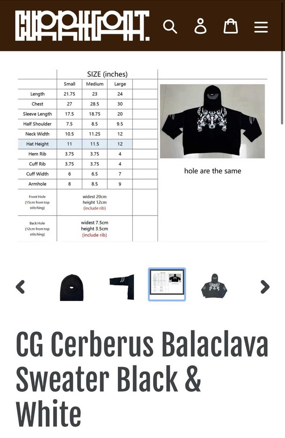 Custom × Streetwear Cerberus Balaclava Sweater - Gem