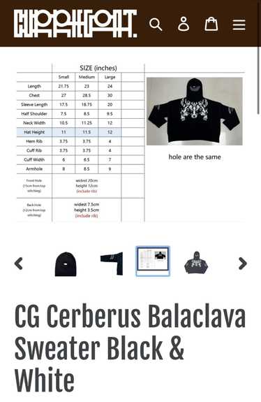 Custom × Streetwear Cerberus Balaclava Sweater