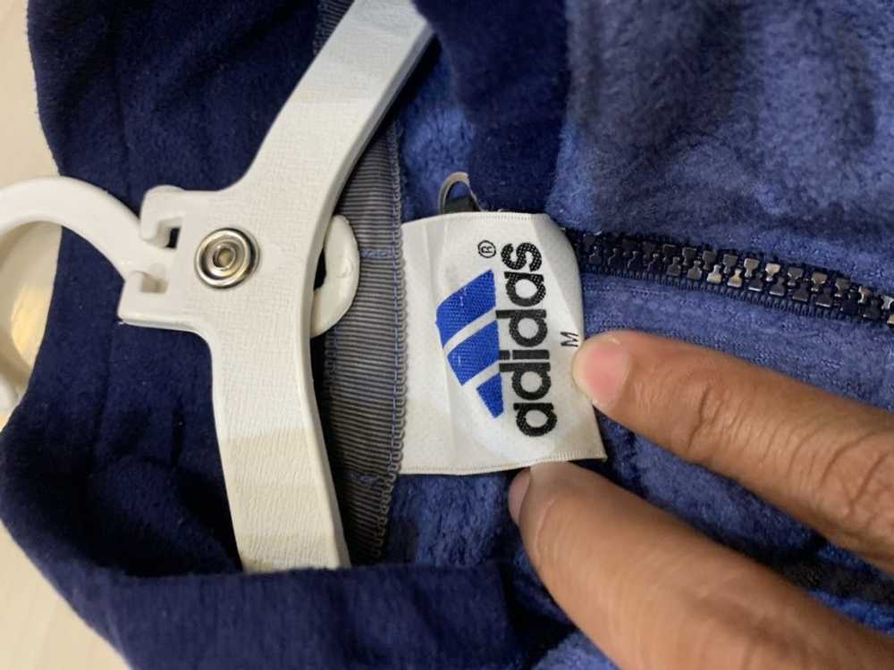 Adidas × Rare × Vintage Vintage Adidas fleece ful… - image 3