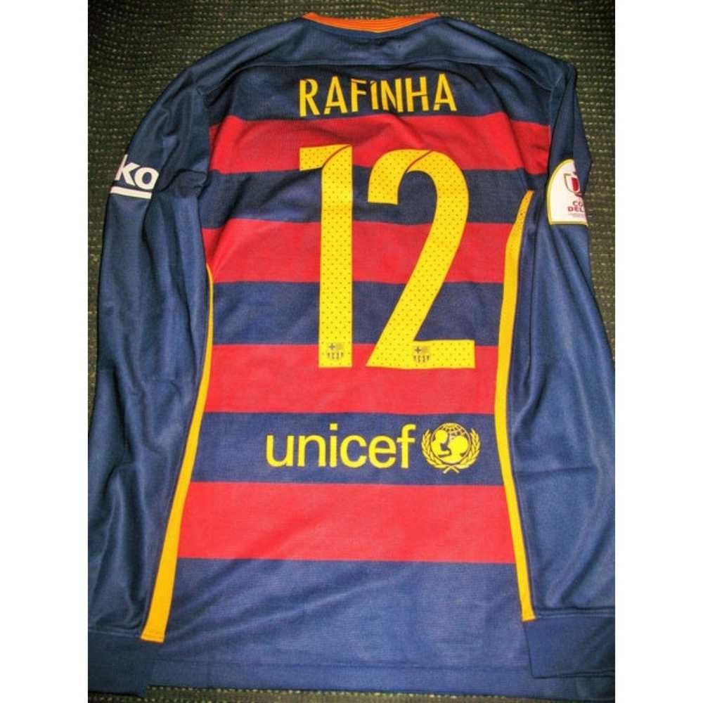 Nike Rafinha Barcelona 2015 MATCH ISSUED Home Soc… - image 1