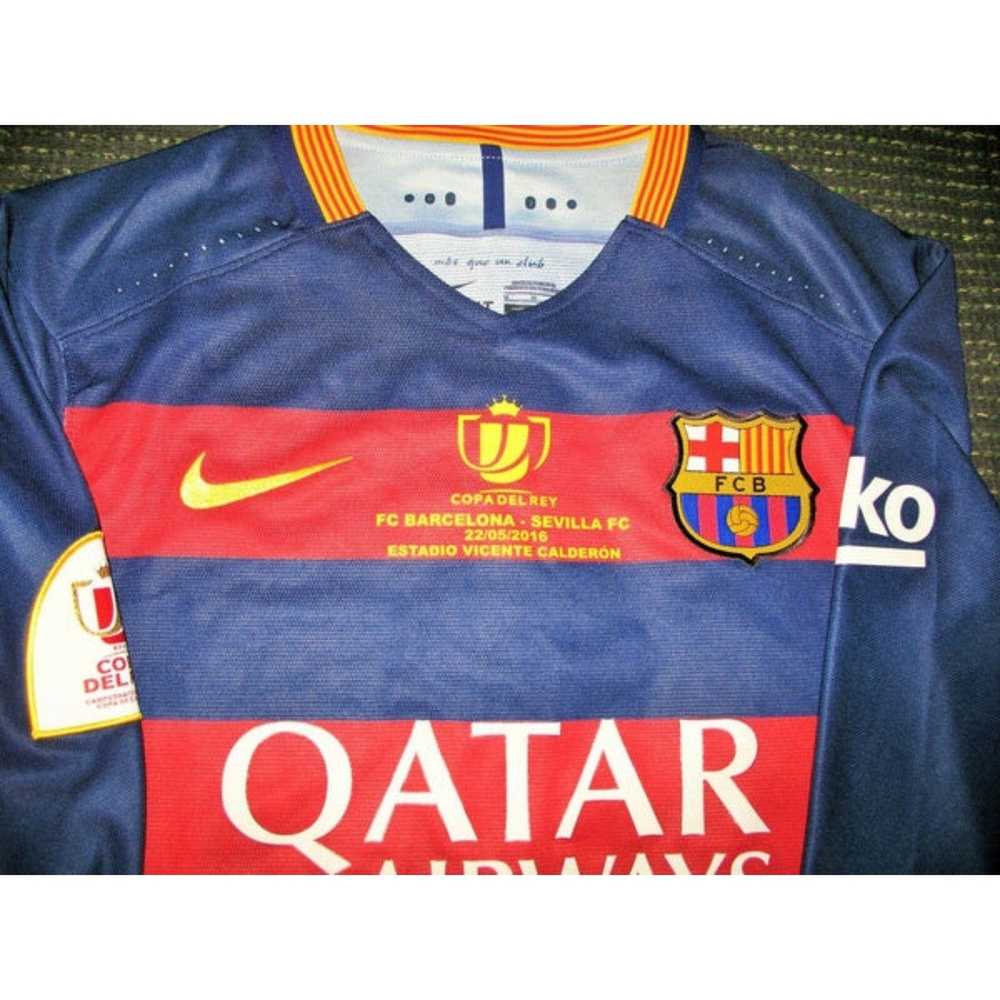 Nike Rafinha Barcelona 2015 MATCH ISSUED Home Soc… - image 3