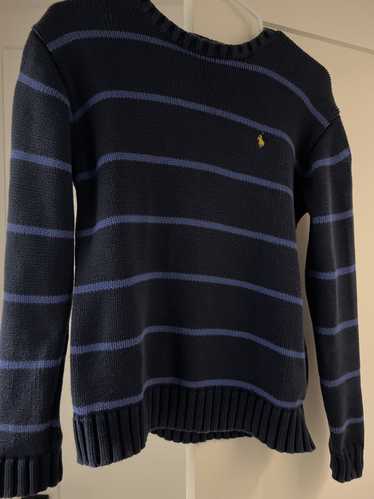 Polo Ralph Lauren Knitted blue Polo Sweater (Runs… - image 1