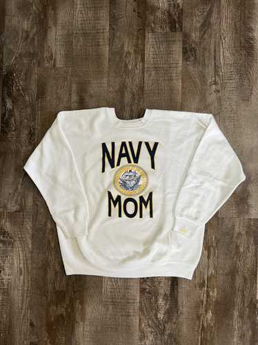 Vintage Vintage Navy Sweatshirt - image 1