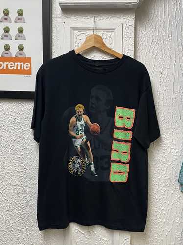 Vintage NBA Boston Celtics Larry Bird 1989 Tshirt Size Medium Made USA