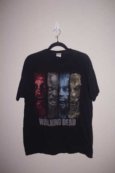 Vintage 2014 Walking Dead Zombie Split T-Shirt