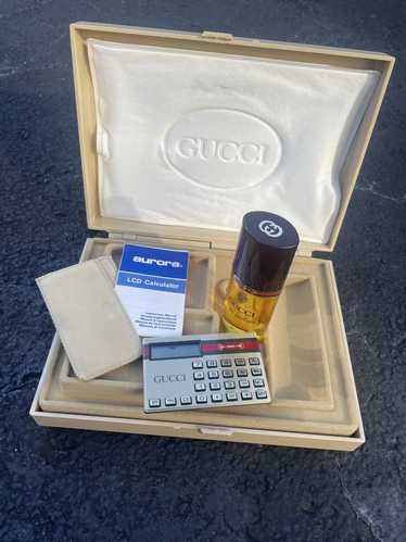 Gucci × Vintage Vintage gold Gucci calculator