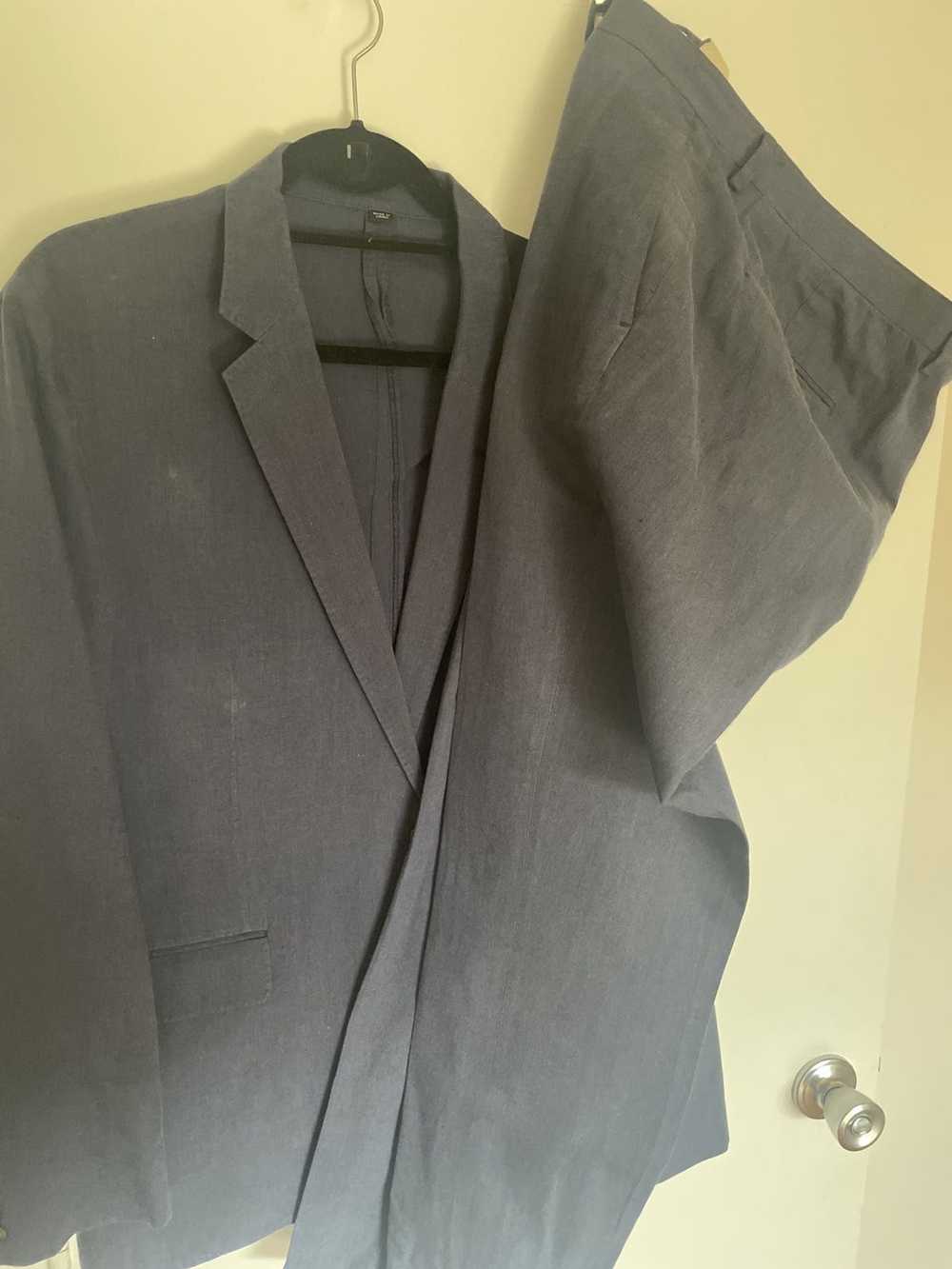 J.Crew Ash Blue Ludlow Slim Suit Unstructured Cot… - image 3