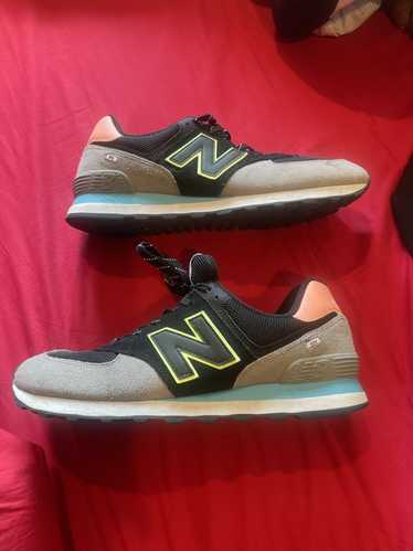 New Balance New balance 574 black/pink/blue/grey