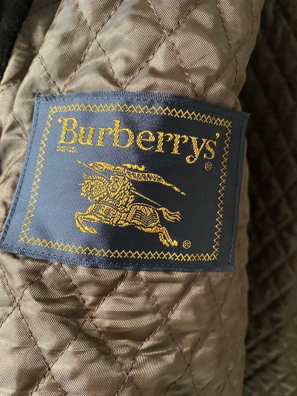 Burberry × Vintage Burberry Gold Button Jacket ni… - image 12